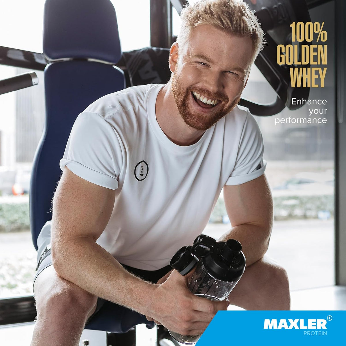 100% Golden Whey Protein - 24G of Protein per Serving - Whey Protein Powder for Pre Post Workout - Fast-Absorbing Whey Concentrate, Isolate & Hydrolysate Blend - Bananas & Cream 2 Lb