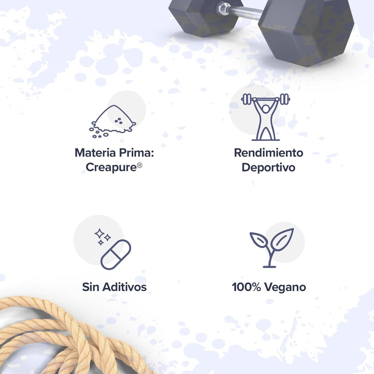 HSN Creatina Excell 100% Creapure® En Polvo - Sin Sabor 500 G | 100% Puro Monohidrato De Creatina Sin Añadidos. Libre De DCD O DHT. No Incluye Dosificador.